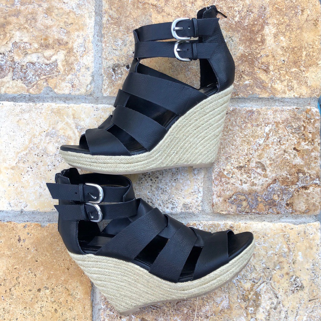 Dolce Vita Strappy Espadrille Wedge Shoes